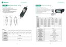 Mikrometry ENK mechanical force gauge models and specifications