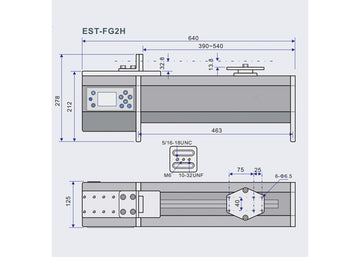 EST-FG2H horizontal motorized force test stand