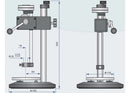 Mikrometry EST-HS2 durometer test stand detail