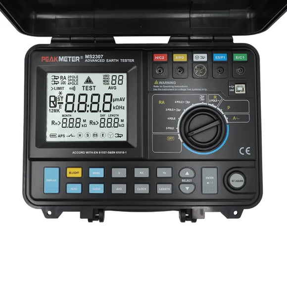 PEAKMETER MS2307 advanced earth resistance tester