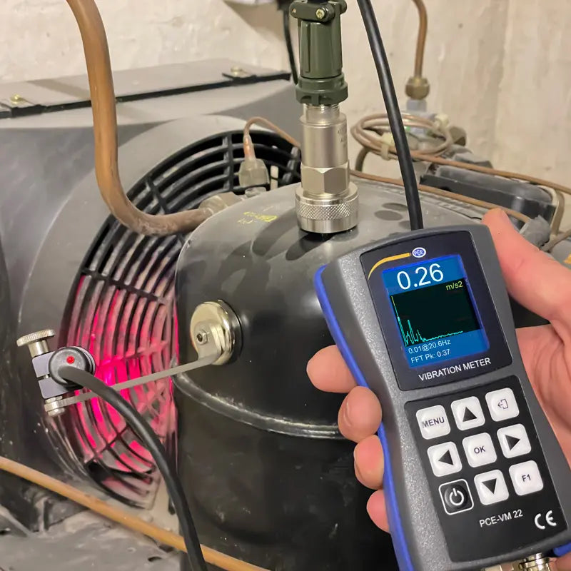 Accelerometer Condition Monitoring Vibration Analyser PCE-VM 22