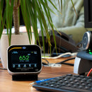 Air Quality Meter | CO?, Temperature & Humidity Monitor incl. ISO Calibration Certificate – PCE-CMM 8-ICA-6