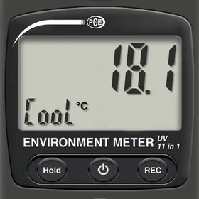 Air Velocity Meter | Multifunction Environmental Meter for Airflow & Temperature – PCE-EM 890 - 0