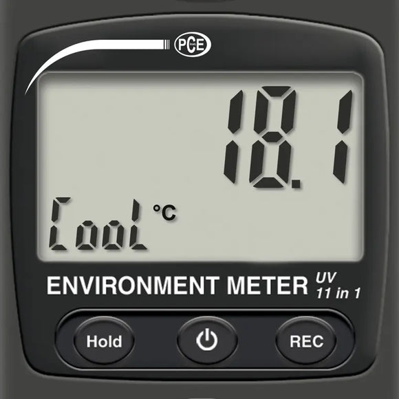 Air Velocity Meter | Multifunction Environmental Meter for Airflow & Temperature – PCE-EM 890
