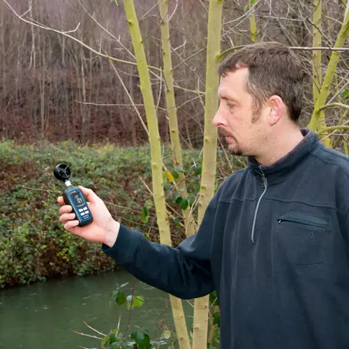 Air Velocity Meter | Mini Anemometer for Air Speed & Flow Measurement – PCE-MAM 2