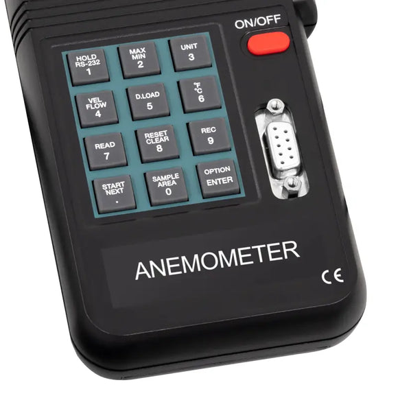 Air Velocity & Temperature Data Logger | Anemometer with USB Data Storage – PCE-007