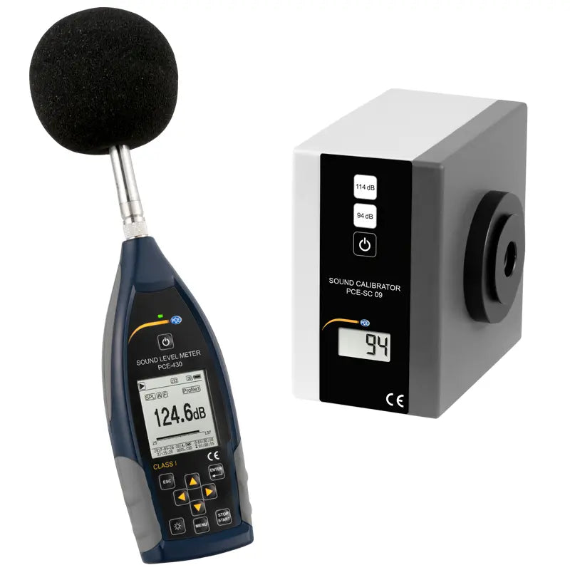 Class 1 Sound Level Meter PCE-430 with Calibrator