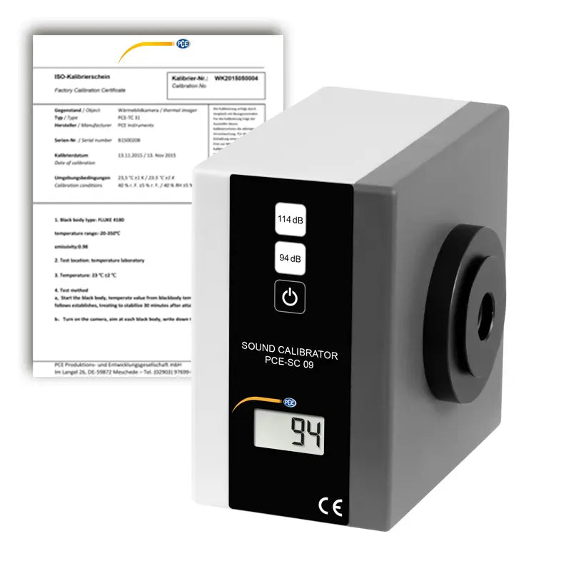 Class I Acoustic Calibrator PCE-SC 09