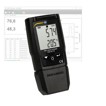 Temperature & Humidity Data Logger PCE-HT 72-ICA - 0
