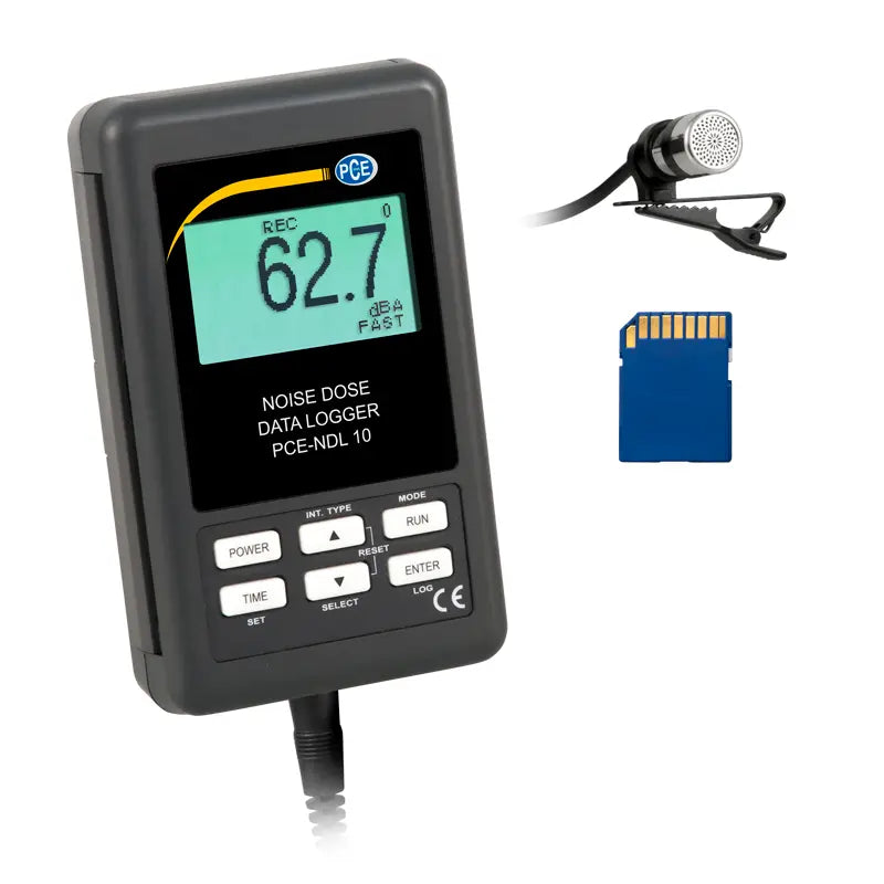 Data-Logging Decibel Meter PCE-NDL 10-ICA incl. ISO Calibration Certificate - 0