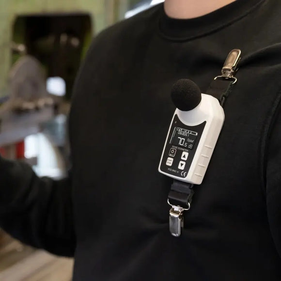 Badge-Type Decibel Meter | Personal Noise Dosimeter – PCE-MND 10