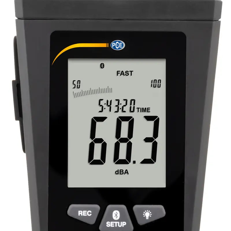 Decibel Meter PCE-323-ICA incl. ISO Calibration Certificate