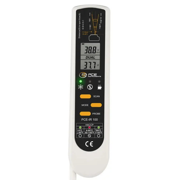 Food Infrared Thermometer | Non-Contact Temperature Measurement Device – PCE-IR 100