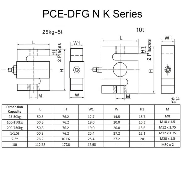 Force Gauge | Digital Force Tester (20K–50K Range) – PCE-DFG N Series