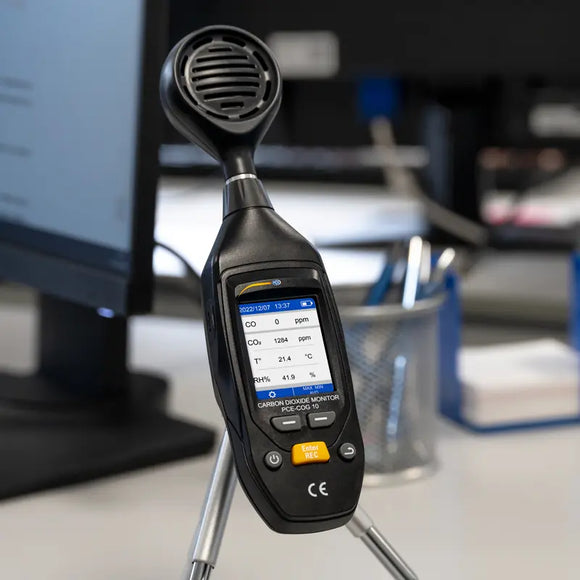 Hygrometer | CO?, Temperature & Humidity Measuring Device – PCE-COG 10