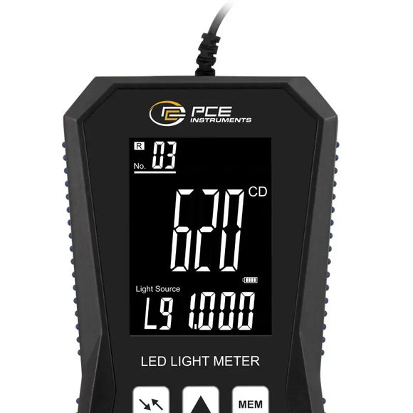LED Light Meter | Digital Lux Meter for LED Brightness Measurement – PCE-LED 30