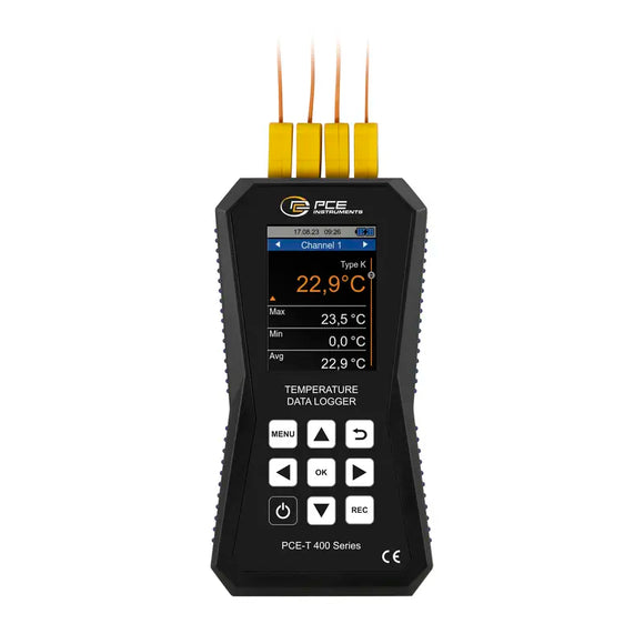 Multi-Channel Temperature Data Logger | 4-Channel Thermocouple Recorder – PCE-T 420