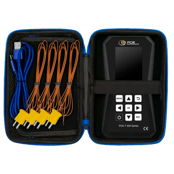 Multi-Channel Temperature Data Logger | 4-Channel Thermocouple Recorder – PCE-T 420