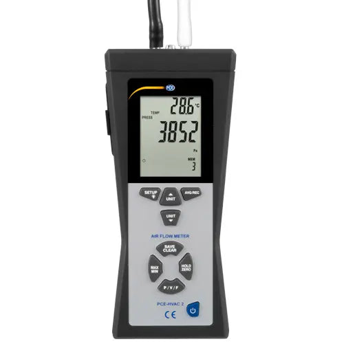 Anemometer | Pitot Tube Airflow & Pressure Measurement Meter – PCE-HVAC 2