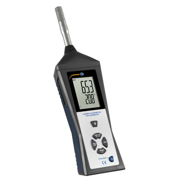 Psychrometer | HVAC Humidity & Temperature Measurement Meter – PCE-HVAC 3S