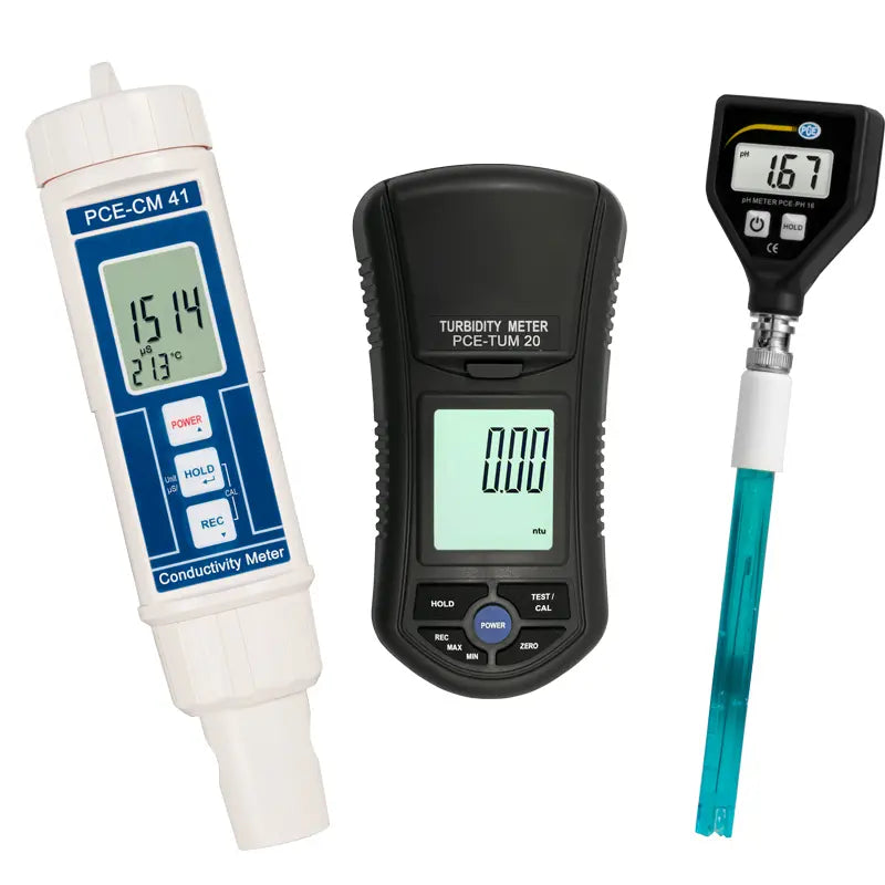 Salt Water Swimming Pool pH Meter Kit PCE-PH 16-TUM 20-CM 41-KIT