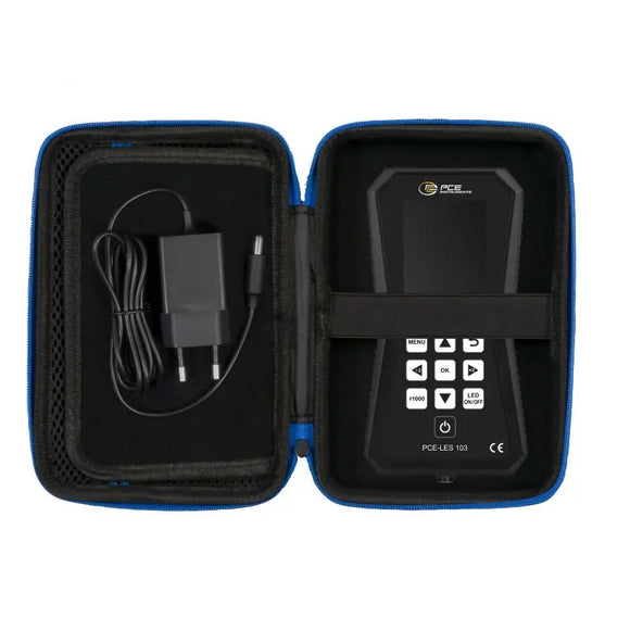 Stroboscope | LED Flash Frequency Meter incl. ISO Calibration Certificate – PCE-LES 103-ICA