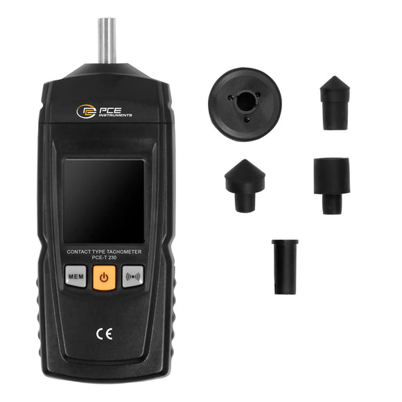 Tachometer | Contact & Non-Contact Digital RPM Meter – PCE-T 230
