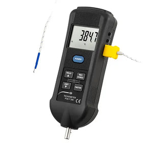 Digital Tachometer – Contact, Optical & Strobe with Temperature Measurement PCE-T 240