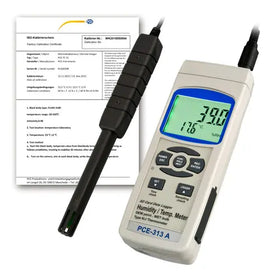 Temperature Data Logger PCE-313A-ICA incl. ISO Calibration Certificate