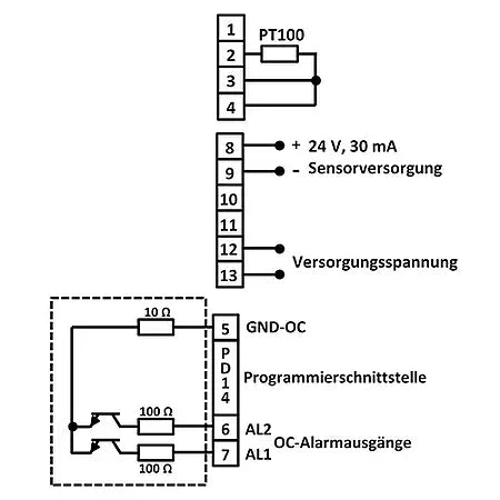 Temperature Indicator | Digital Temperature Display Unit – PCE-N20T