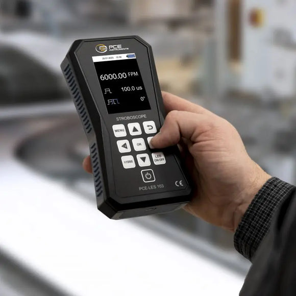 UV Stroboscope | LED UVA Flash Frequency Meter – PCE-LES 103UV-365