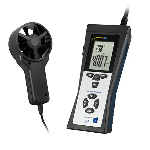Vane Anemometer | Air Velocity & Temperature Meter – PCE-VA 11