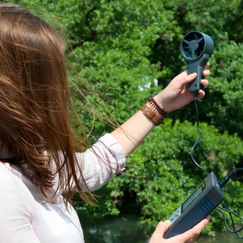 Vane Anemometer | Air Velocity & Temperature Meter – PCE-VA 11