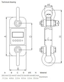 Weighing Hook | Digital Crane Scale & Hanging Force Gauge – PCE-DDM 5-3