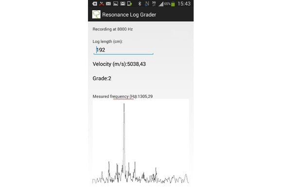 Resonance Log Grader | Timber Resonance Strength Tester
