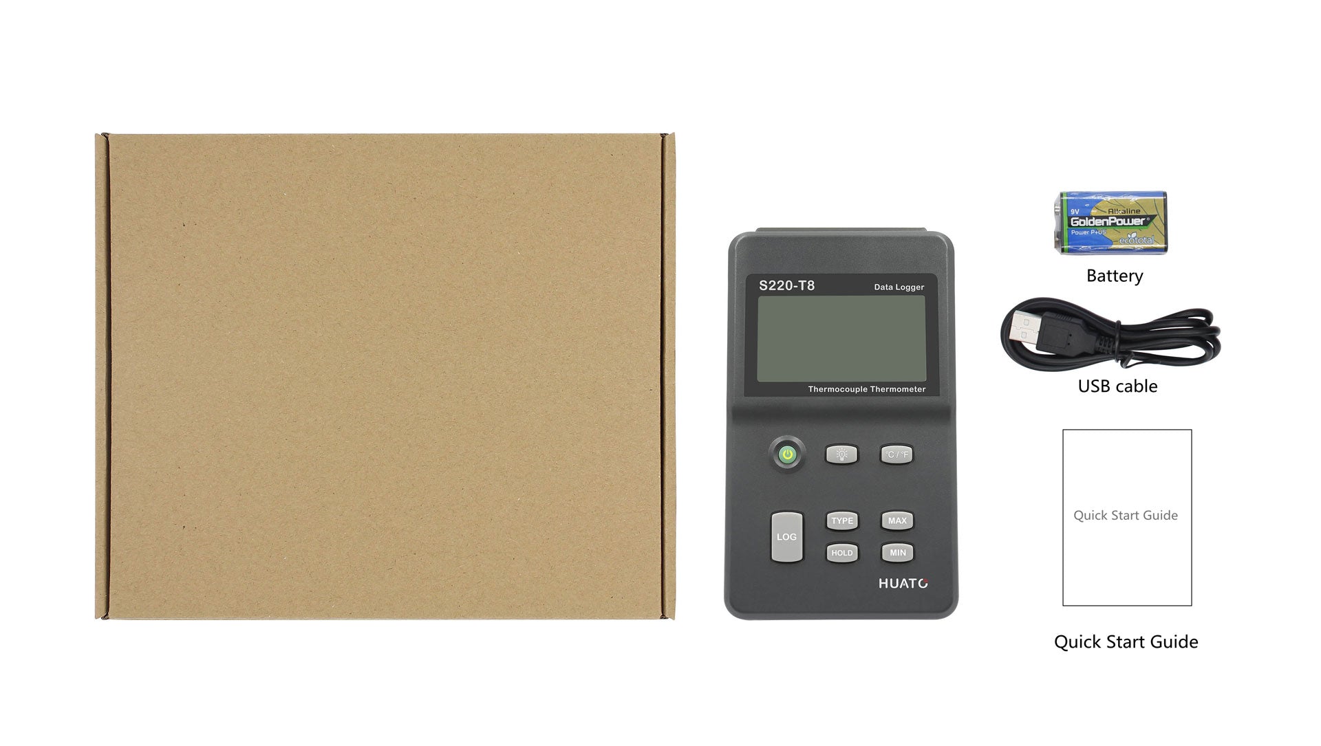 Multi-Channel Thermocouple Temperature Data Logger – 2, 4, & 8 Channels with USB & Software S220