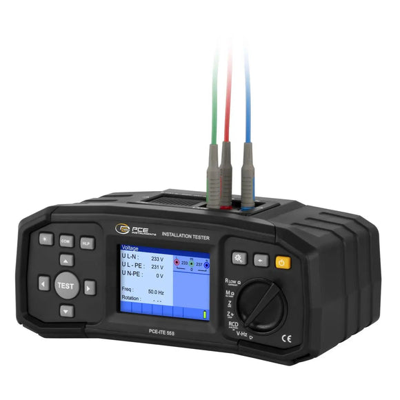 PCE-ITE 55B installation tester included in kit