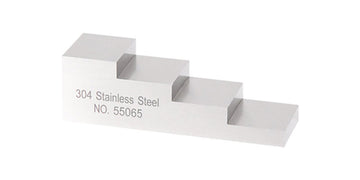 Yushi 4-step ultrasonic thickness calibration block in stainless steel