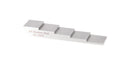 Yushi 5-step ultrasonic thickness calibration block in stainless steel