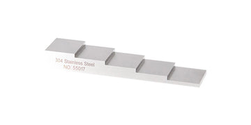 Yushi 5-step ultrasonic thickness calibration block in stainless steel