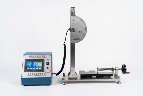 ZLT-CD1 spring impact hammer verifier with separate digital display, on a white background
