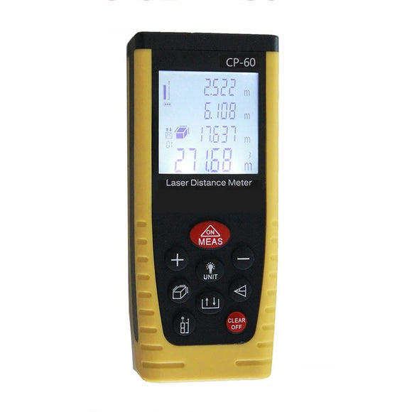 Laser Distance Meter | Digital Range Finder & Area Measurement Tool